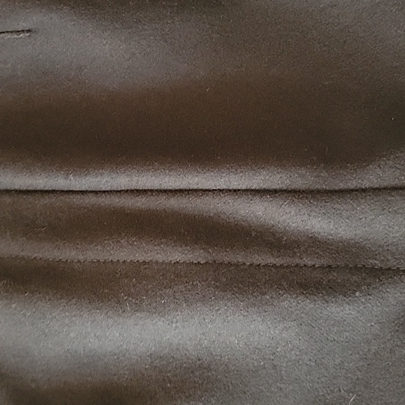 J Crew Wool Black Pencil Skirt, Size 10 Tall, Double Rear Seam with Kickpleat - Picture 6 of 6